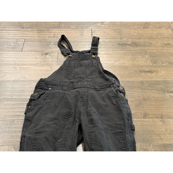 Dickies Black Workwear Overalls Jumpsuit - Picture 4 of 9